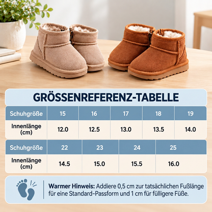 Gemütliche wasserdichte Winterstiefel mit rutschfesten Sohlen