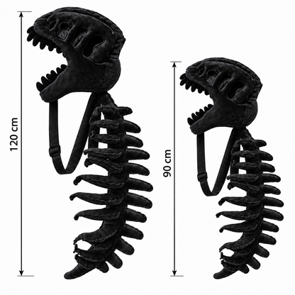 Lustiges Dinosaurier-Skelett-Plüschkostüm