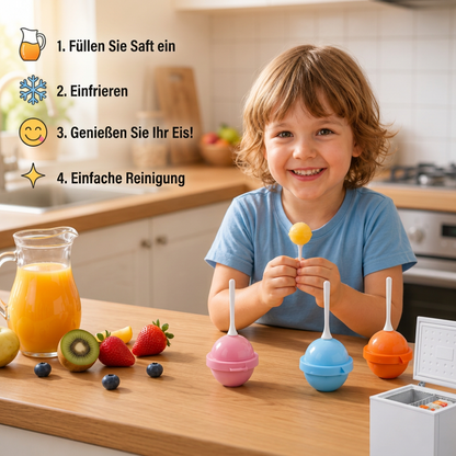 Lollipop Eisform zum selber machen im 4er Pack