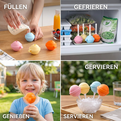 Lollipop Eisform zum selber machen im 4er Pack