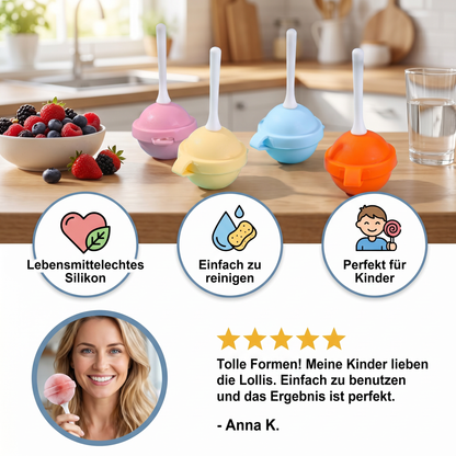 Lollipop Eisform zum selber machen im 4er Pack