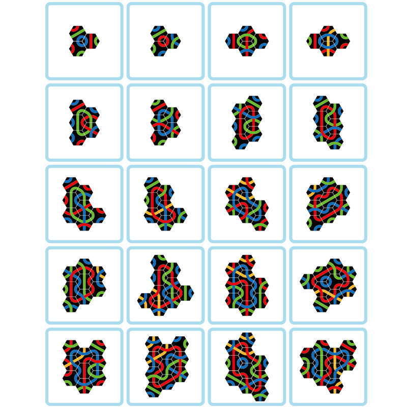 PfadPuzzle - Pädagogisches Weg Finder Lern- und Familien Spiel