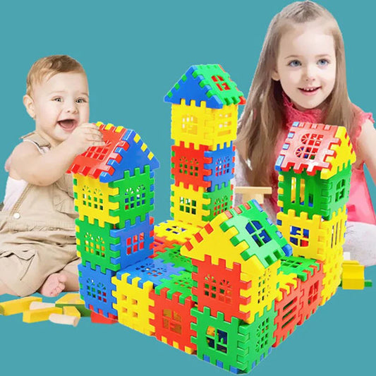Hausbauklötze – Kreativität Fördern – Hausbaukasten