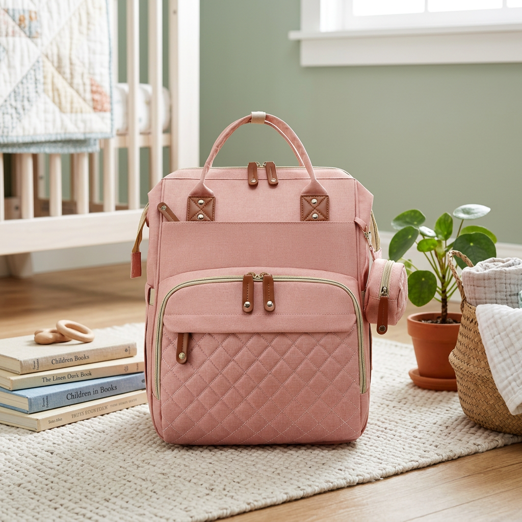 3-in-1 Reise Wickelrucksack mit faltbarem Babybett - Perfekt für Unterwegs!