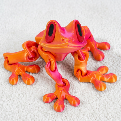 3D-gedruckte magnetische flexible Frosch-Fidget-Spielzeug