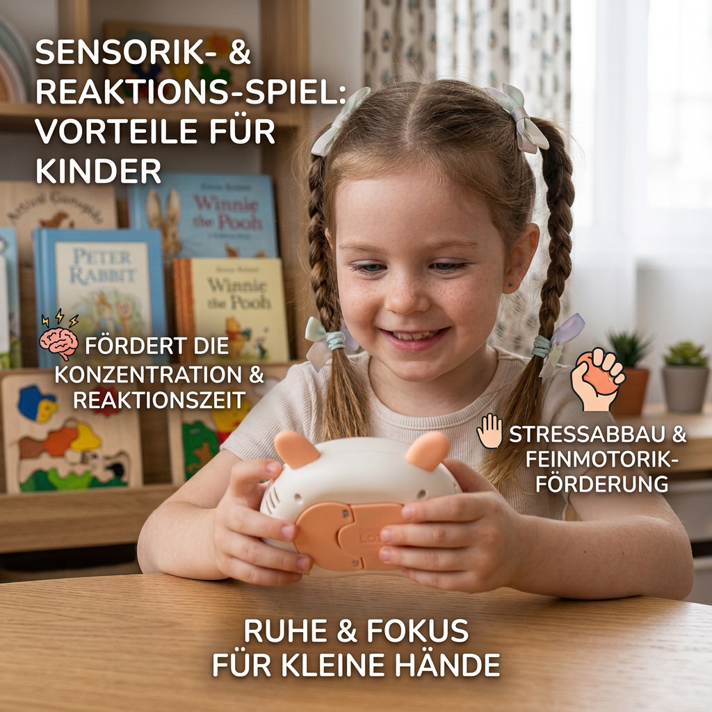 Pocket-Pop-Reaktionsspiel – Sensorisches Anti-Stress-Fidget-Spielzeug für Kinder