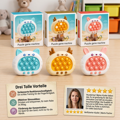 Pocket-Pop-Reaktionsspiel – Sensorisches Anti-Stress-Fidget-Spielzeug für Kinder