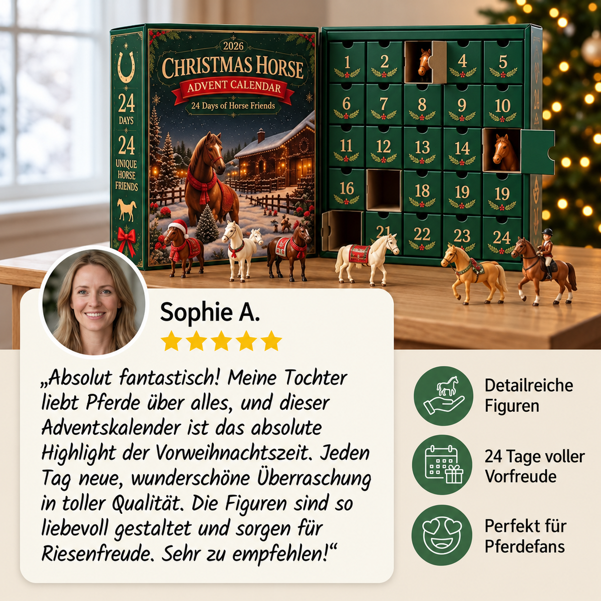 Adventskalender für Pferdeliebhaber – 24 Tage voller Weihnachtsüberraschungen
