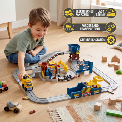 Interaktive elektrische Abenteuer-Steinbruch-Eisenbahn