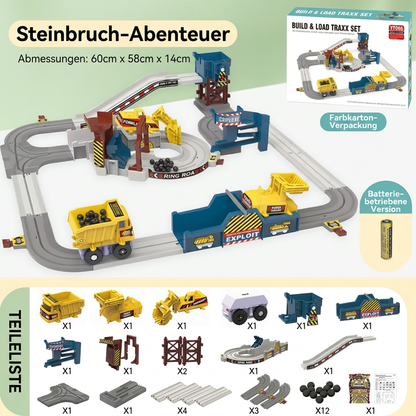 Interaktive elektrische Abenteuer-Steinbruch-Eisenbahn
