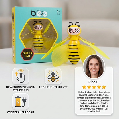 Handgesteuertes fliegendes Bienen-Spielzeug mit Bewegungssensor & LED-Lichtern