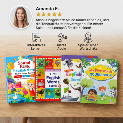 Interaktives Englisch-Soundbuch für Kinder – Antippen, Anhören & Spielerisch Lernen