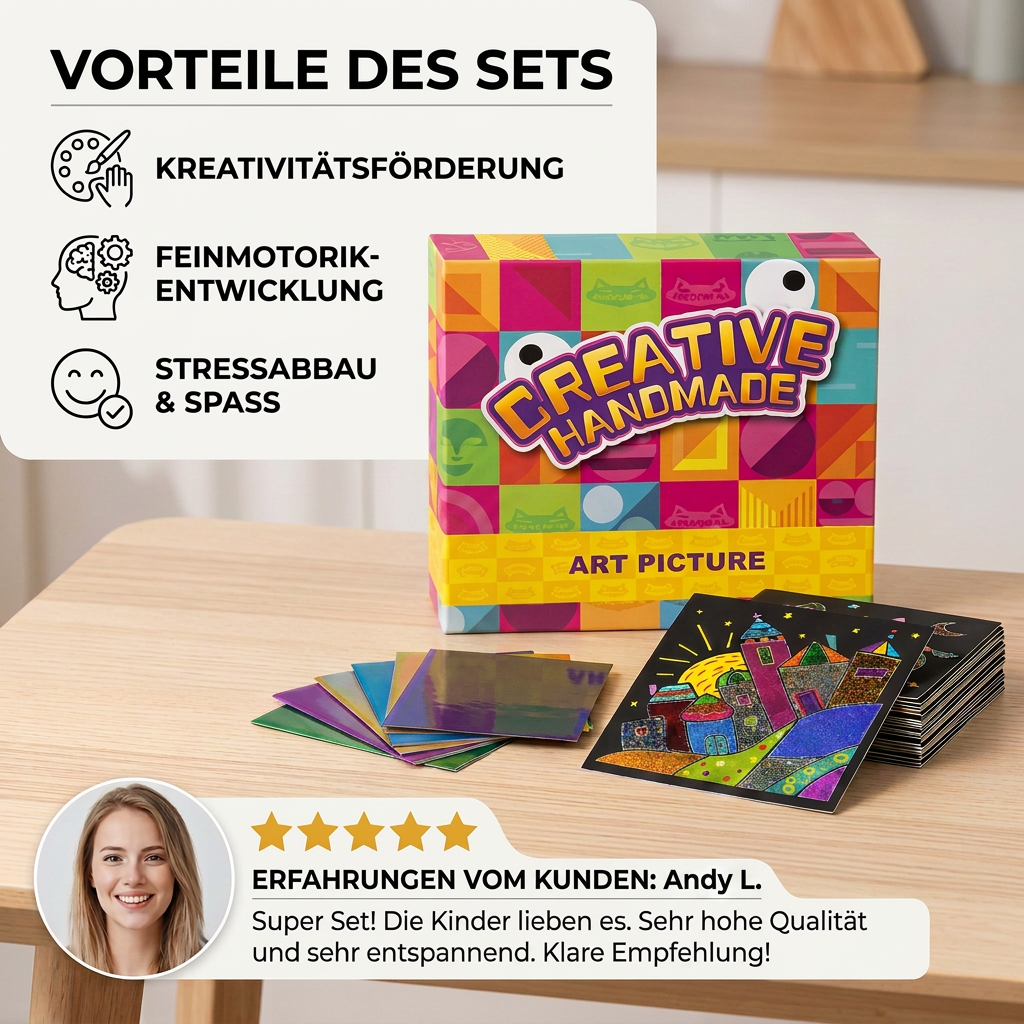 DIY-Folienkunst-Bastelset für Kinder