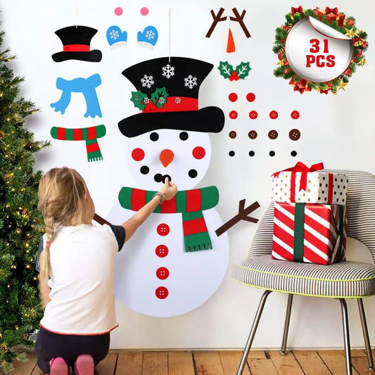 DIY Schneemann – Bastelset für die Weihnachtsdekoration