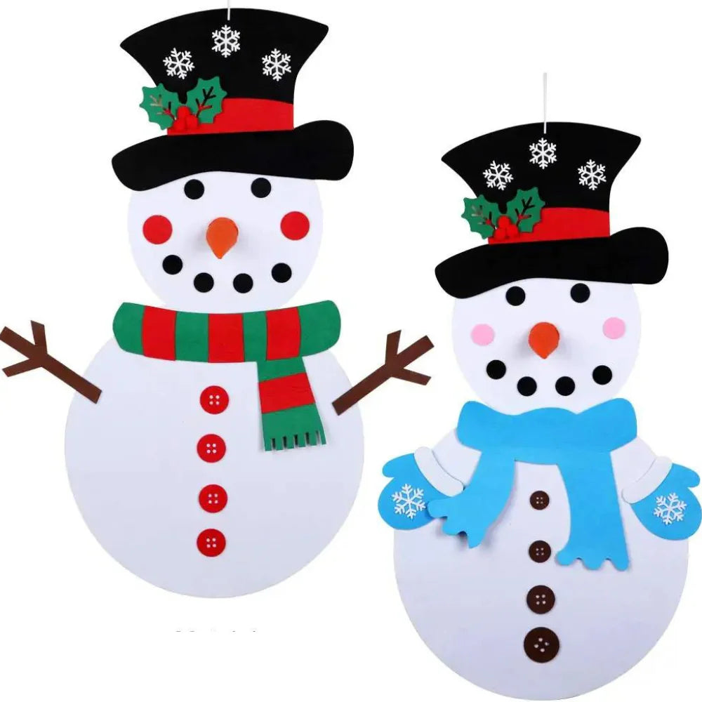 DIY Schneemann – Bastelset für die Weihnachtsdekoration