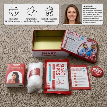 Lustiges „Shart Survival Kit“ – Ultimatives Scherzgeschenk-Set für peinliche Toilettenmomente