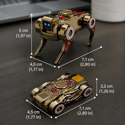 3-in-1 mechanischer Roboterhund-Fidget-Spinner