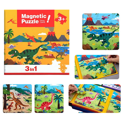 Magnetisches Montessori Puzzle Buch