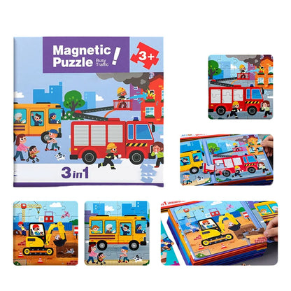 Magnetisches Montessori Puzzle Buch