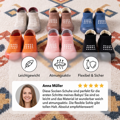 Baby-Sockenschuhe – Leichte & atmungsaktive Lauflernschuhe