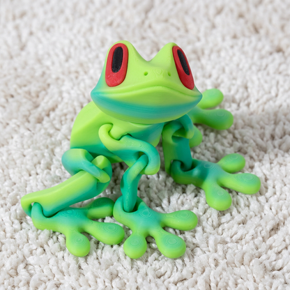 3D-gedruckte magnetische flexible Frosch-Fidget-Spielzeug