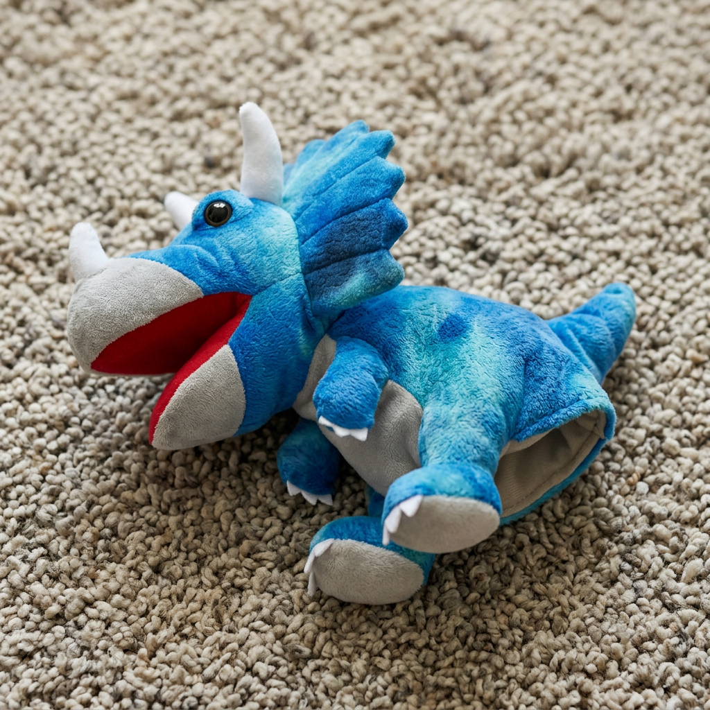 Lustige Dinosaurier-Plüsch-Handpuppe