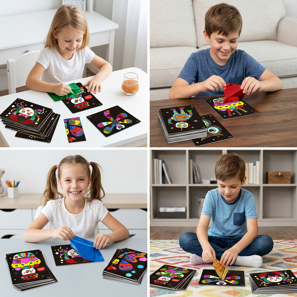 DIY-Folienkunst-Bastelset für Kinder