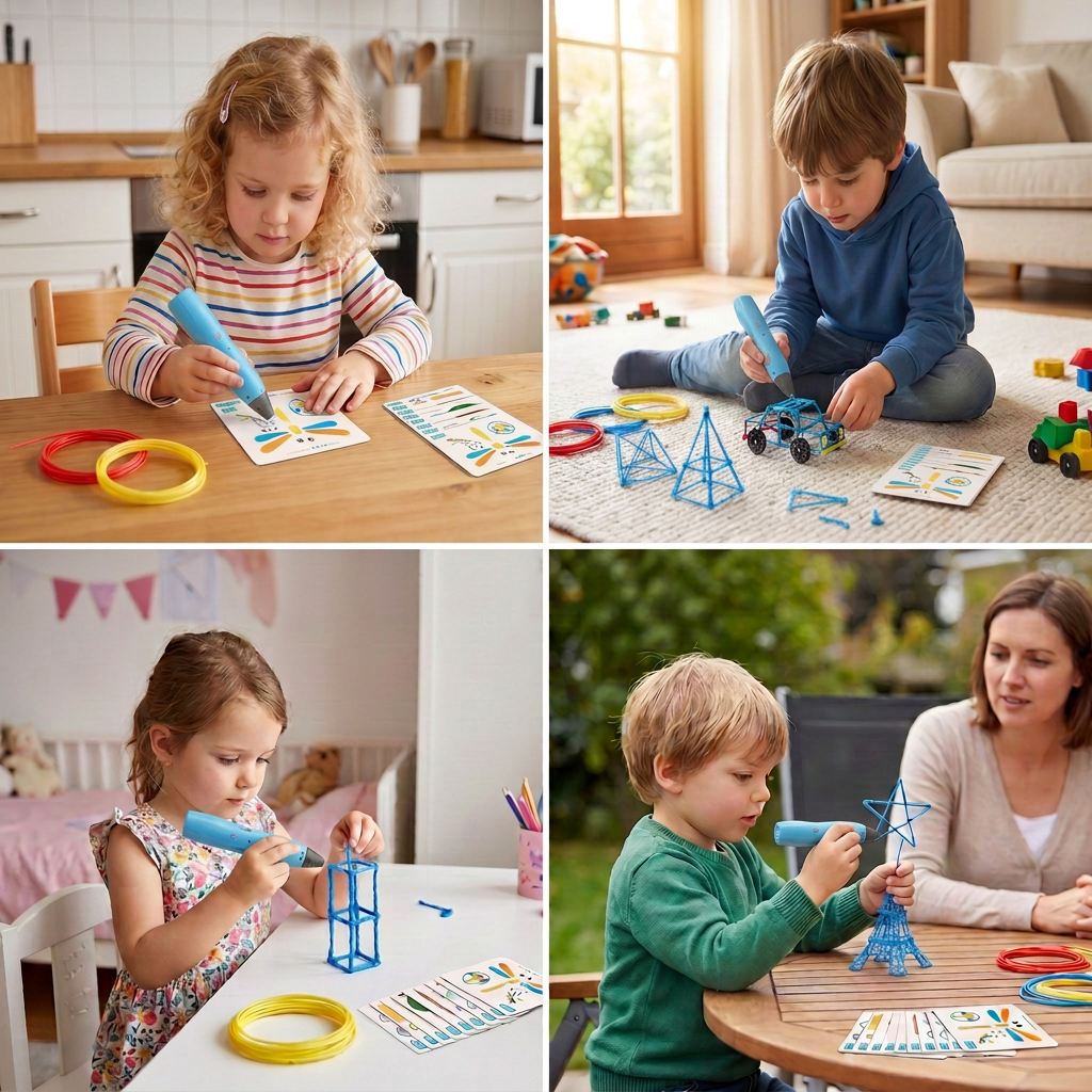 3D-Stift-Set für Kinder mit niedriger Temperatur – Sicheres DIY-STEM-Zeichenset