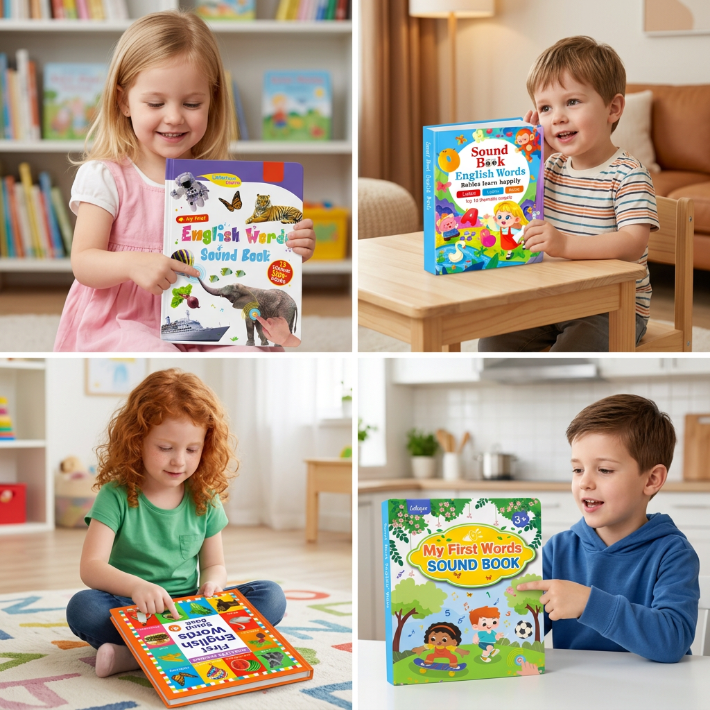 Interaktives Englisch-Soundbuch für Kinder – Antippen, Anhören & Spielerisch Lernen
