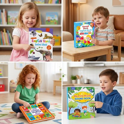 Interaktives Englisch-Soundbuch für Kinder – Antippen, Anhören & Spielerisch Lernen
