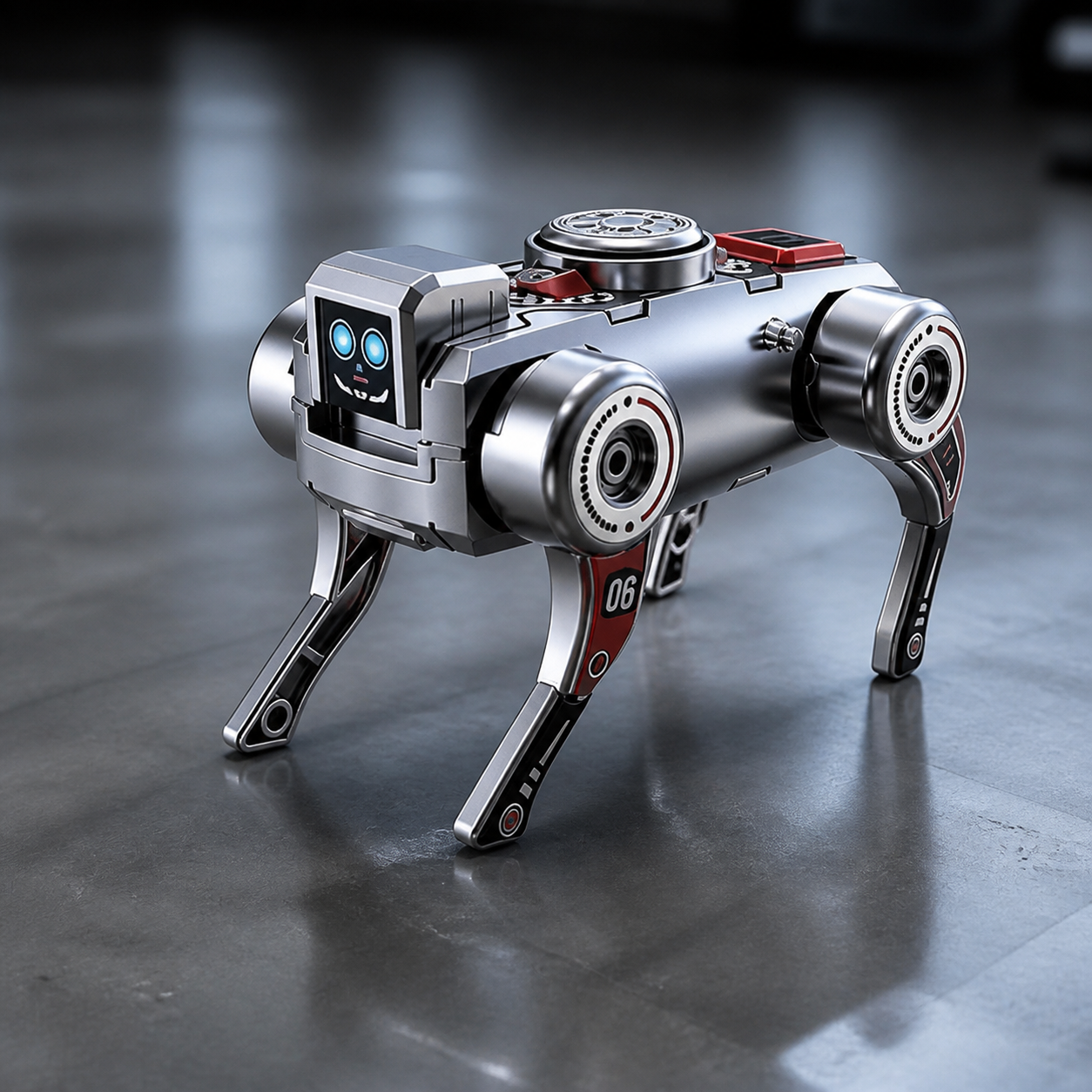 3-in-1 mechanischer Roboterhund-Fidget-Spinner