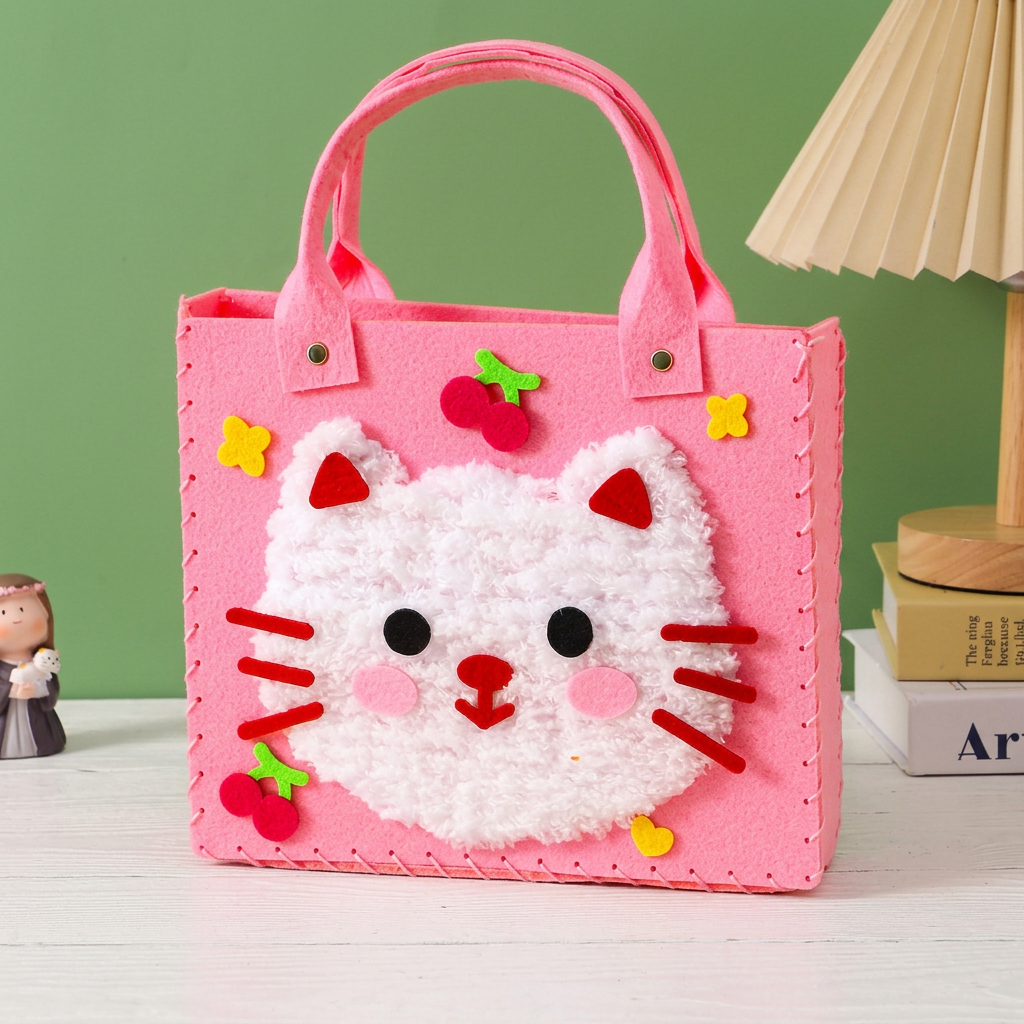DIY-Plüschtaschen-Bastelset für Kinder