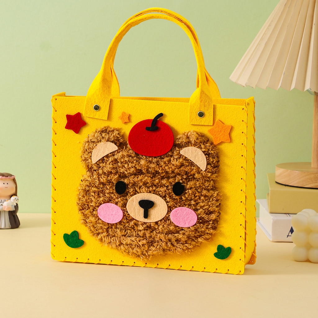 DIY-Plüschtaschen-Bastelset für Kinder