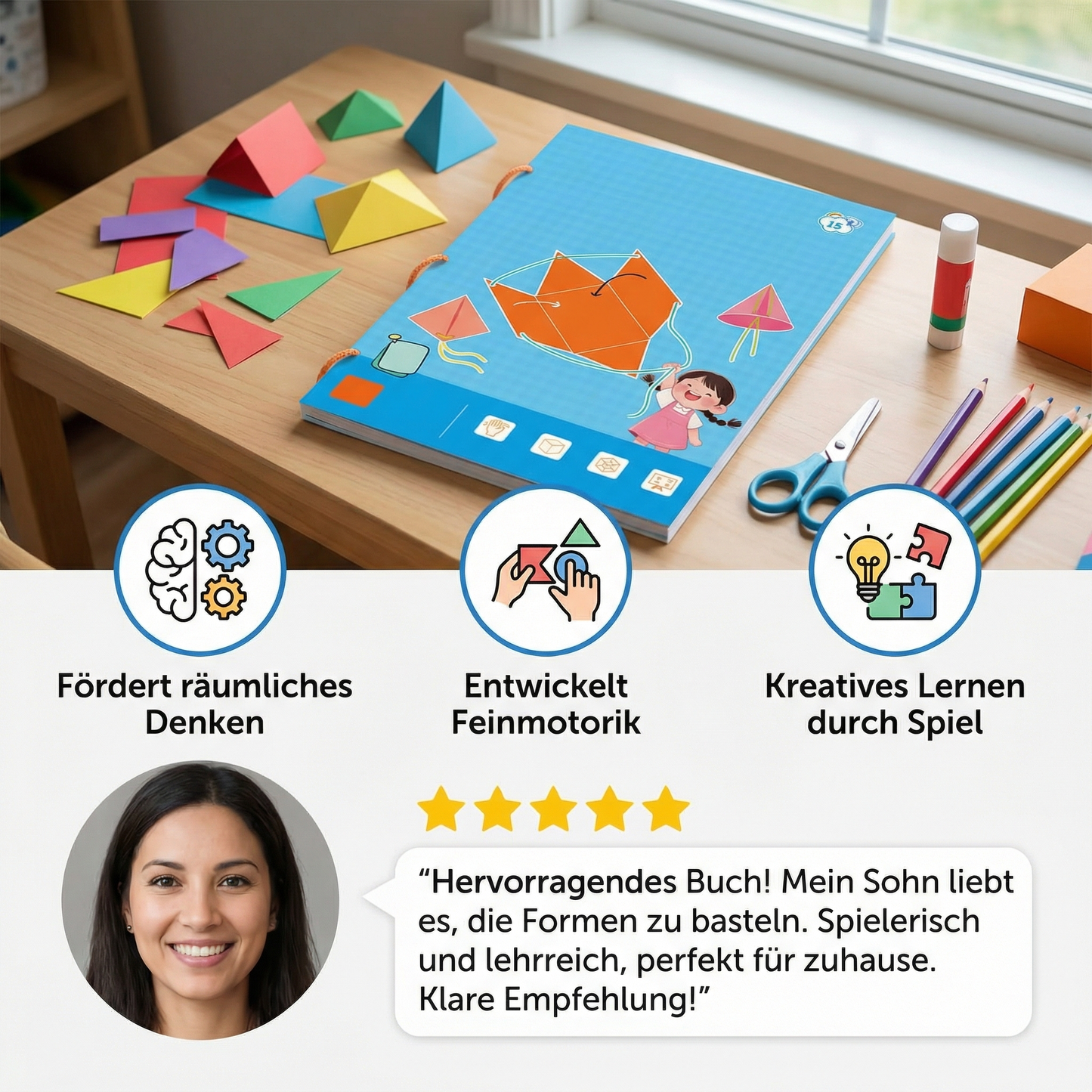 Geniales Geometrie Lernbuch für Kinder