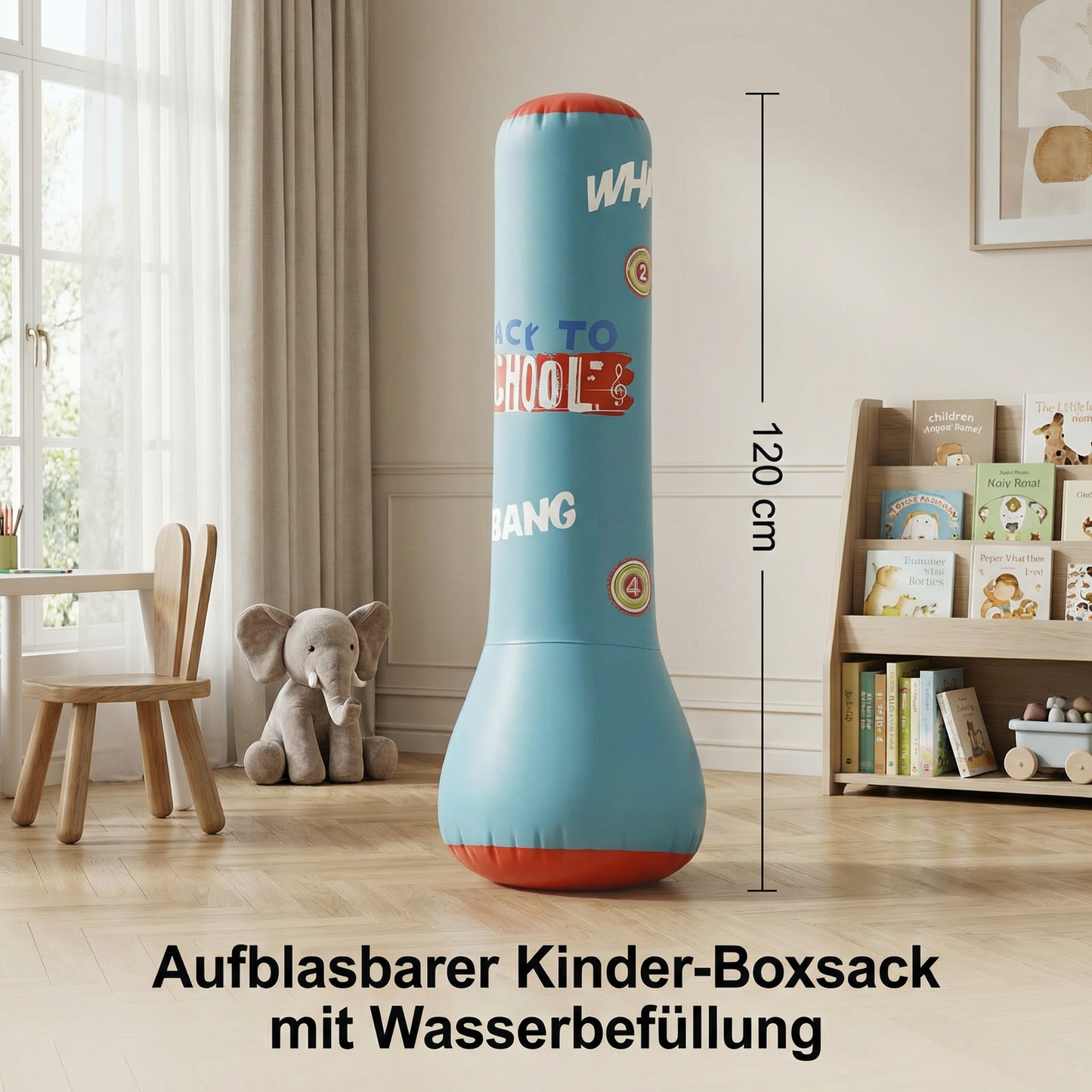 Aufblasbarer Kinder-Boxsack mit Wasserbefüllung