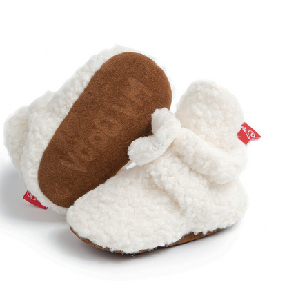 Warme & gemütliche Sherpa-Baby-Booties für den Winter