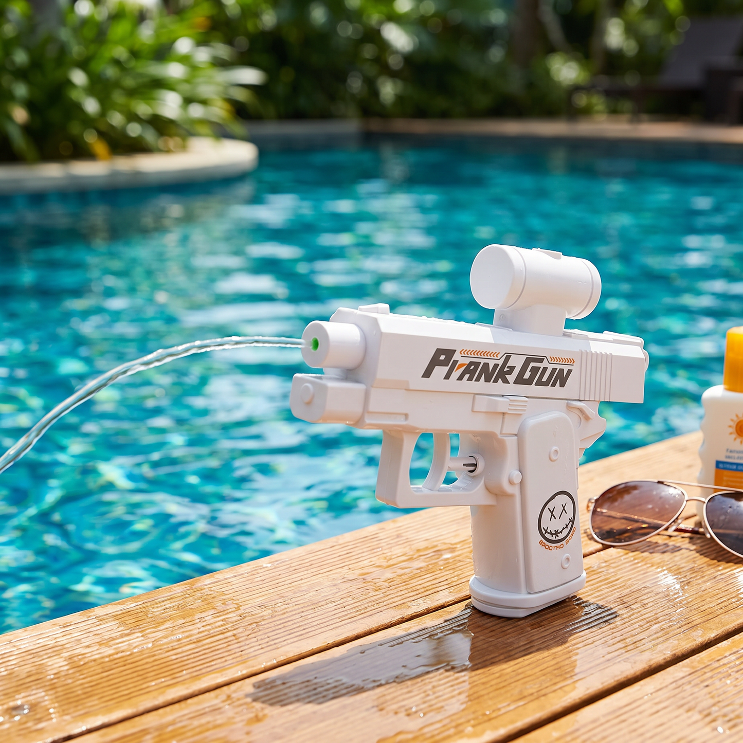 Doppelseitige Streich Wasserpistole für Kinder – Mini Spaß Wasserspielzeug