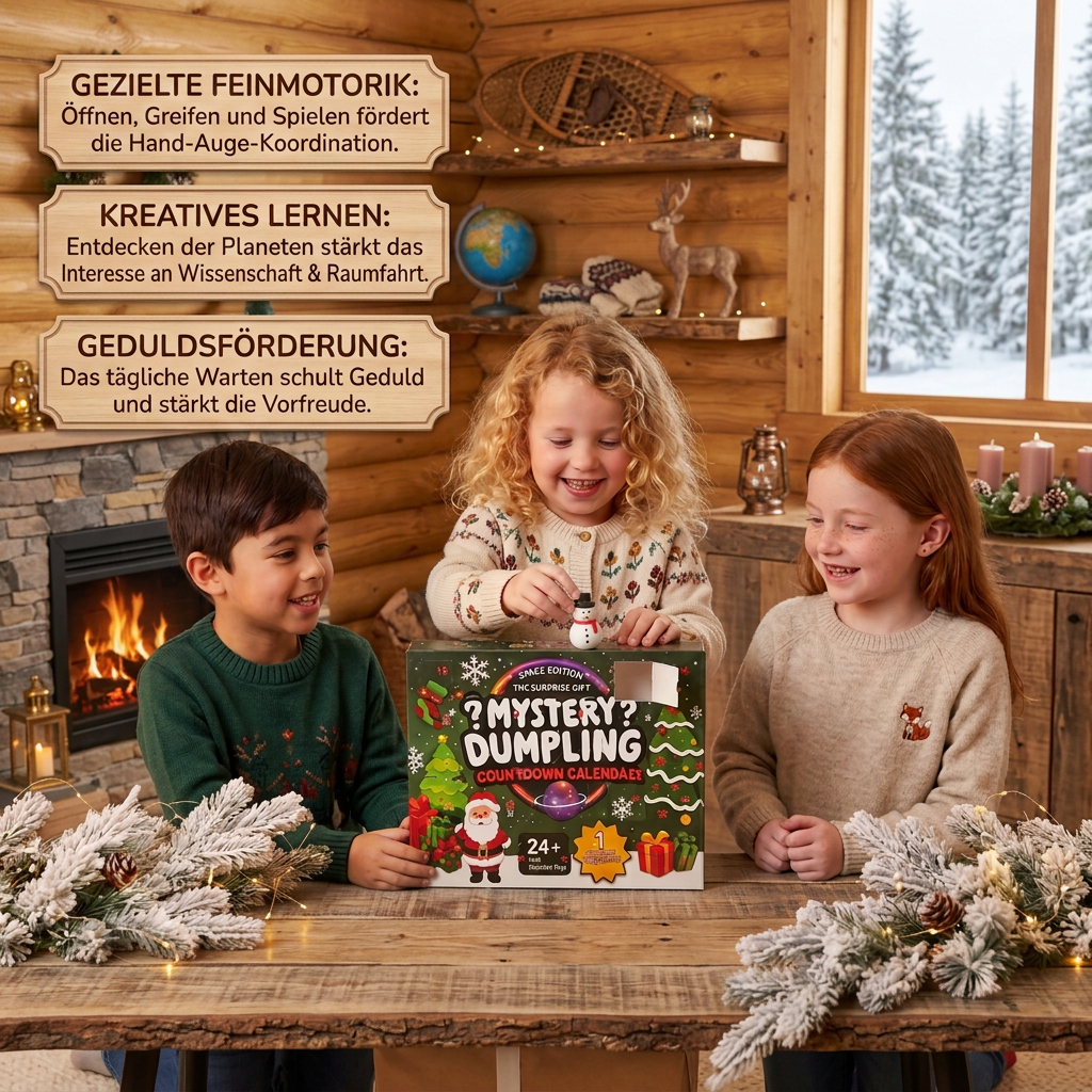 Weihnachts-Squishy-Adventskalender für Kinder