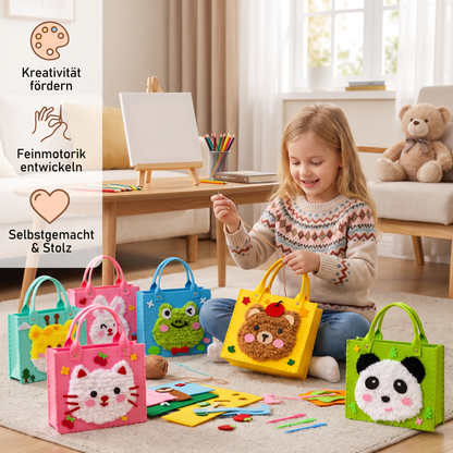 DIY-Plüschtaschen-Bastelset für Kinder