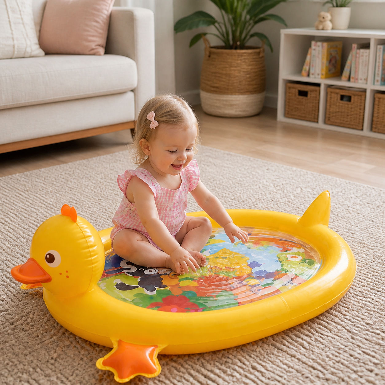 2-in-1 Enten-Wasserspielmatte