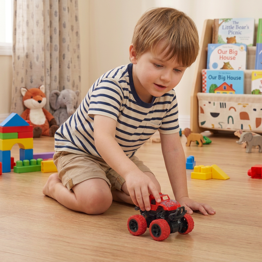 Reibungsbetriebenes Monstertruck-Stuntauto für Kinder