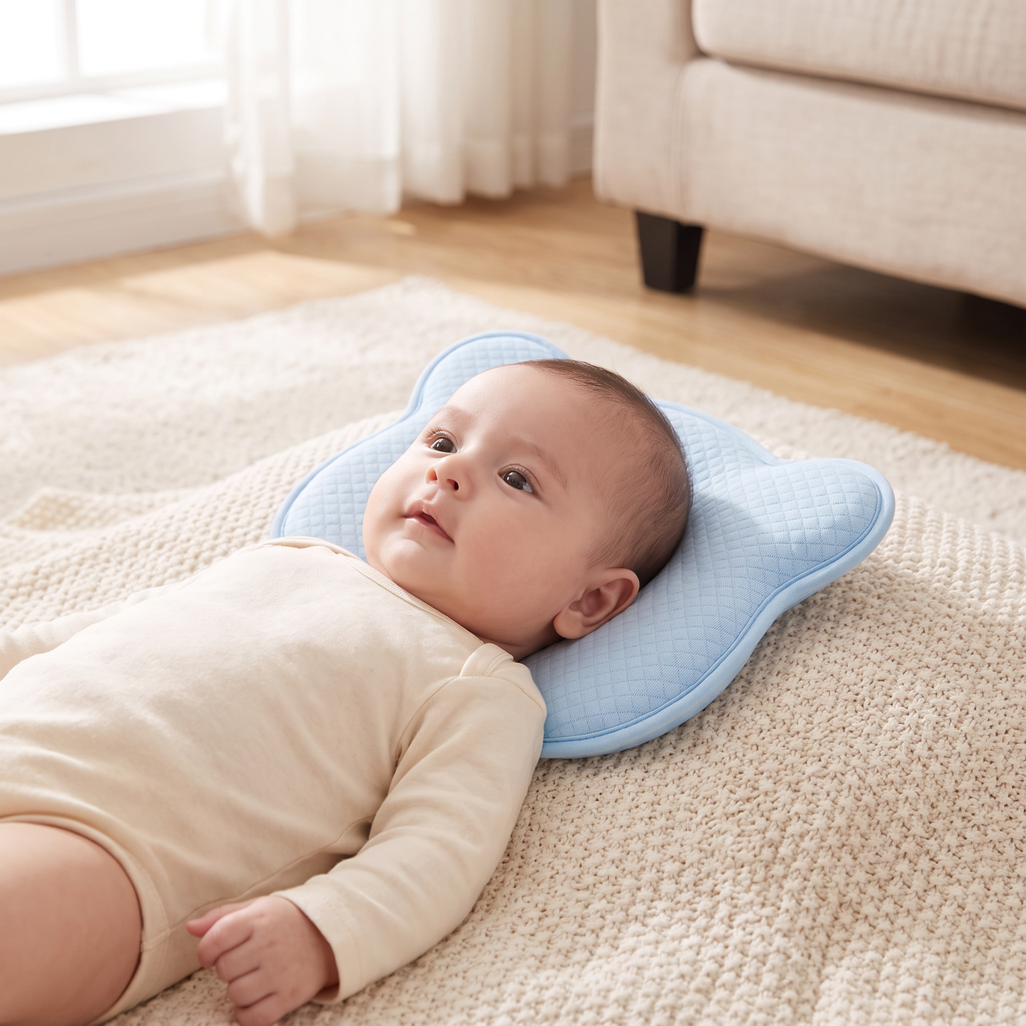 Baby-Stützkissen aus Memory-Schaum für optimalen Komfort