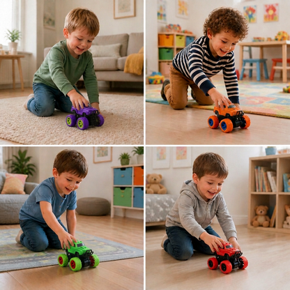 Reibungsbetriebenes Monstertruck-Stuntauto für Kinder