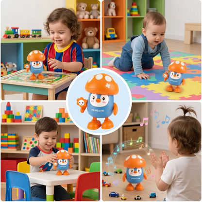 Interaktives sprechendes und tanzendes Pinguin-Spielzeug mit Musik