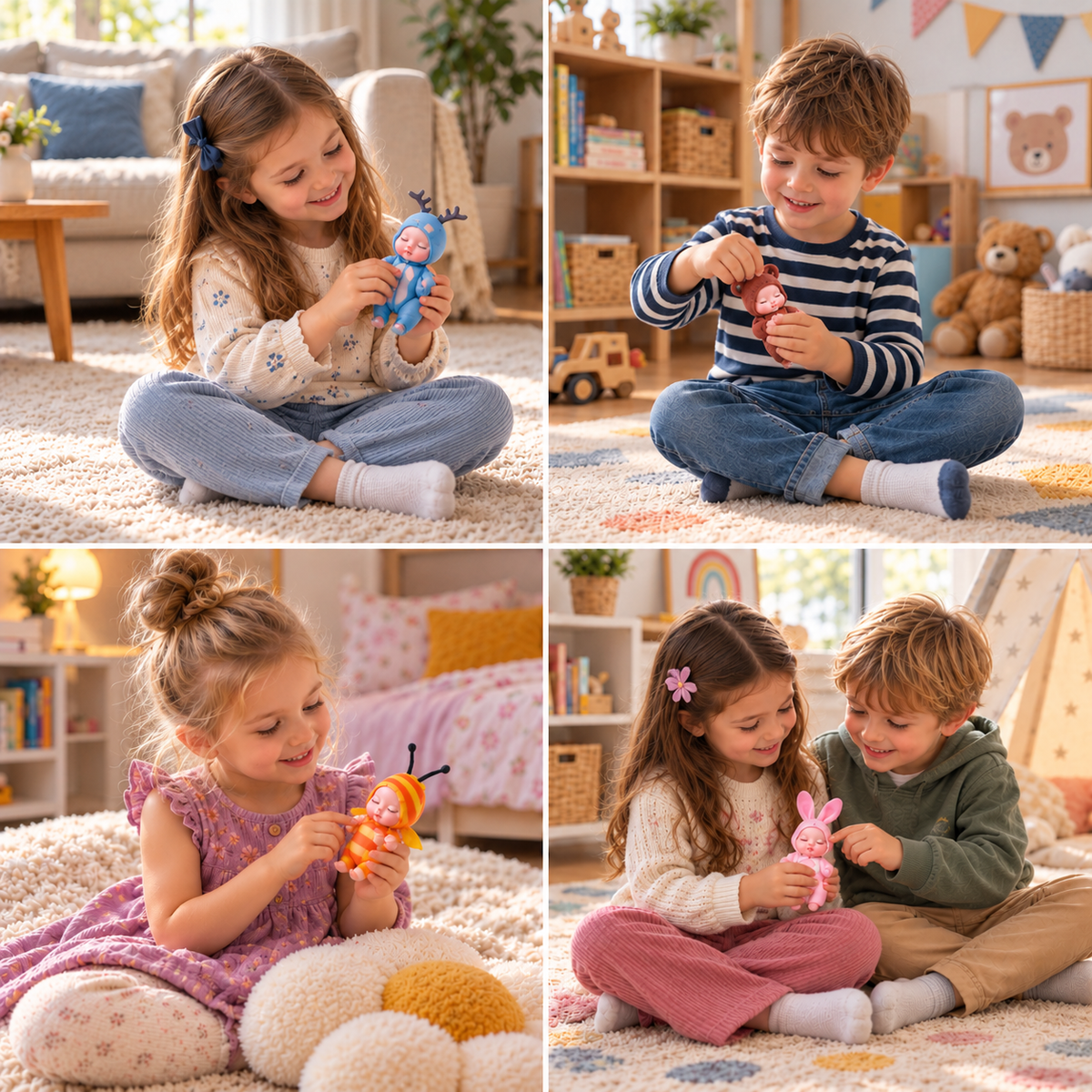Mini-Feenprinzessinnen-Puppen-Anziehset