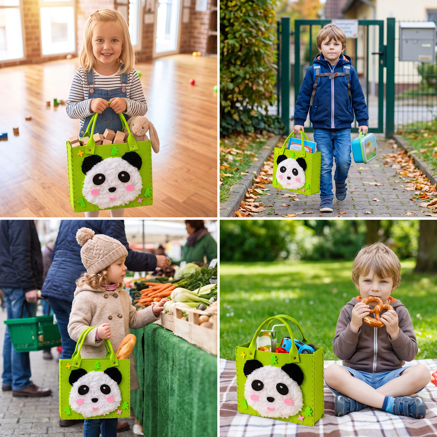 DIY-Plüschtaschen-Bastelset für Kinder