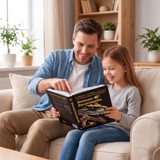 Interaktives sprechendes Dinosaurier-Enzyklopädie-Buch