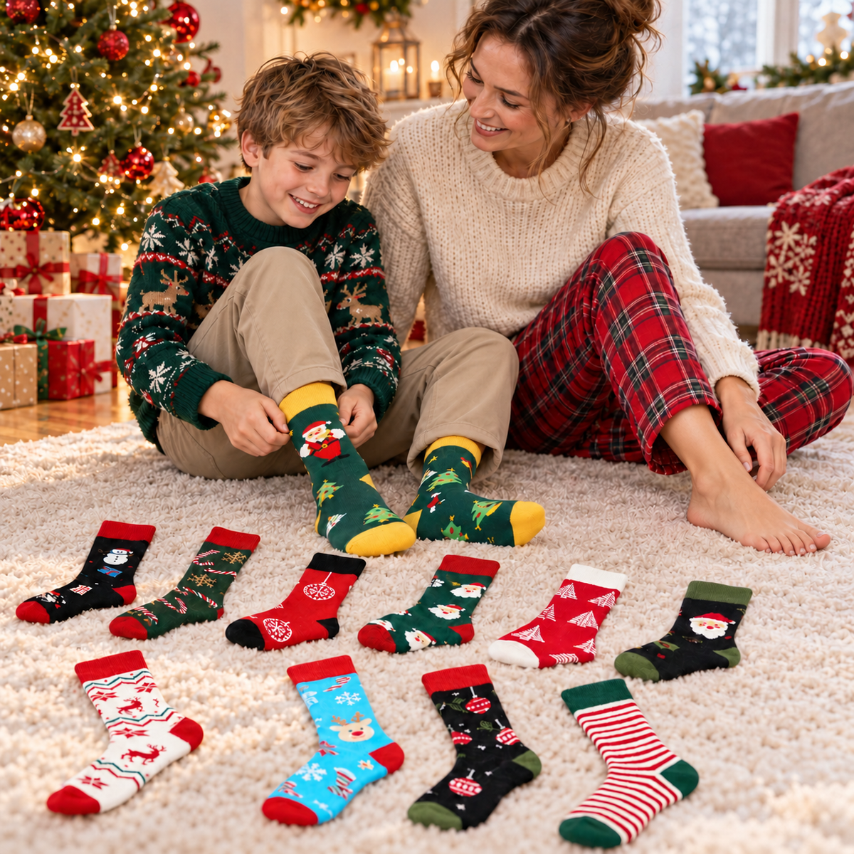 24-Tage-Weihnachtssocken-Adventskalender