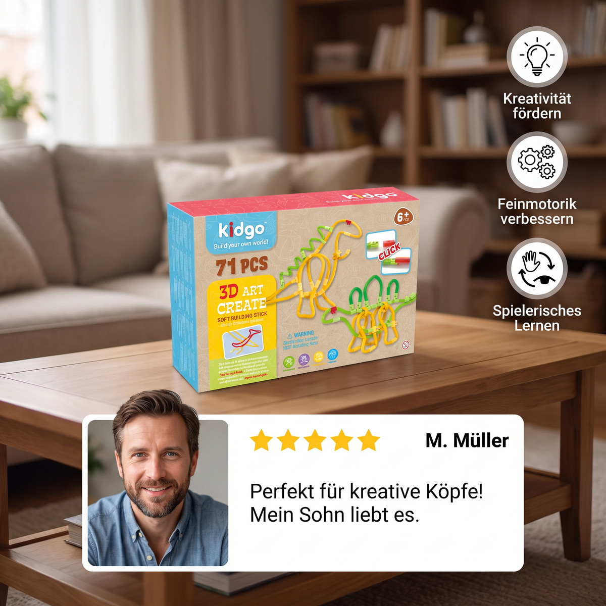DIY Twisty Sticks – Kreatives 3D-Bauset & MINT-Konstruktionsspiel