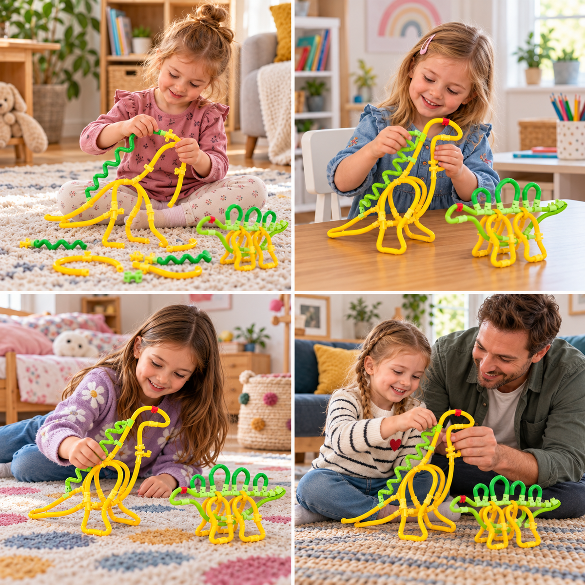 DIY Twisty Sticks – Kreatives 3D-Bauset & MINT-Konstruktionsspiel